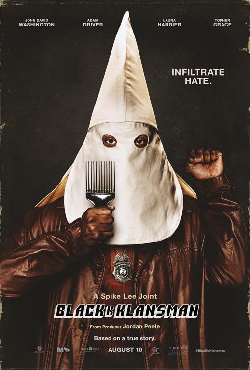 Affiche du film BlacKkKlansman : J'ai infiltré le Ku Klux Klan