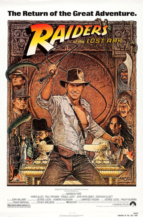 Affiche du film Indiana Jones et les Aventuriers de l'Arche perdue